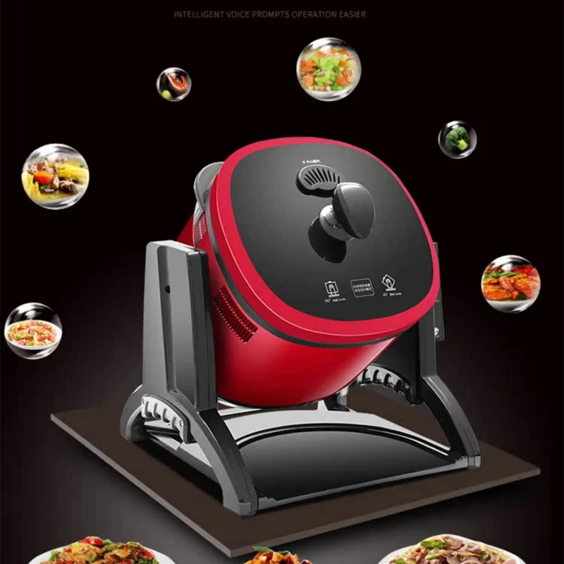 Smart Kitchen Robot Machine 220V Automatic Household Multi-functional Cooking Pot Fried Rice Machine robot de cocina inteligente