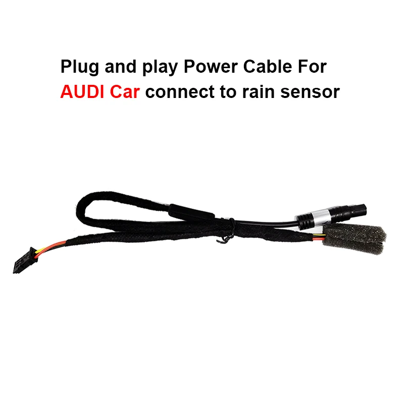 Easy installation Plug and play kabel czujnik deszczu dla wideorejestrator samochodowy kamera na deskę rozdzielczą dla BMW dla Audi & Volkswagen dla Mercedes Benz dla Volvo