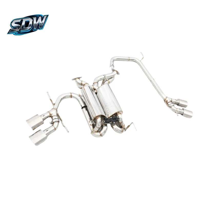 Stainless Steel Catback Exhaust with Valve Control for  LX570 RX300 RX330 NX300h ES250 ES300h IS250 IS300 LC500 RC350
