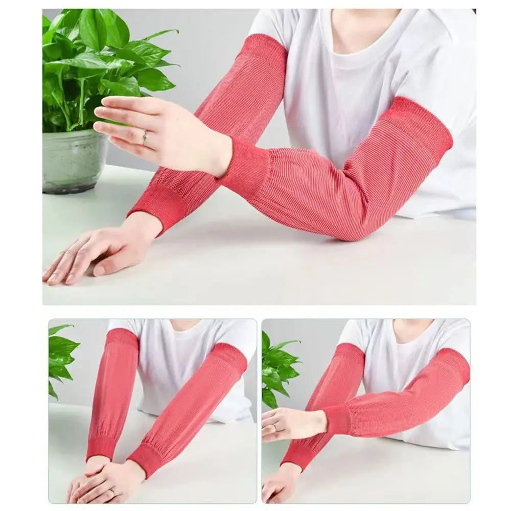 Gants longs manchons de bras Protection UV refroidissement d'été manchons de Protection solaire accessoires de cuisine de course manchons de Protection du travail
