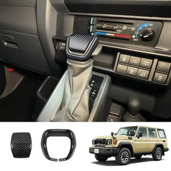 Car Shift Knob Cap Full Cover Trim For Toyota Land Cruiser LC70/250/300 2023+ Auto Accessories(Right Hand Drive Suitable)