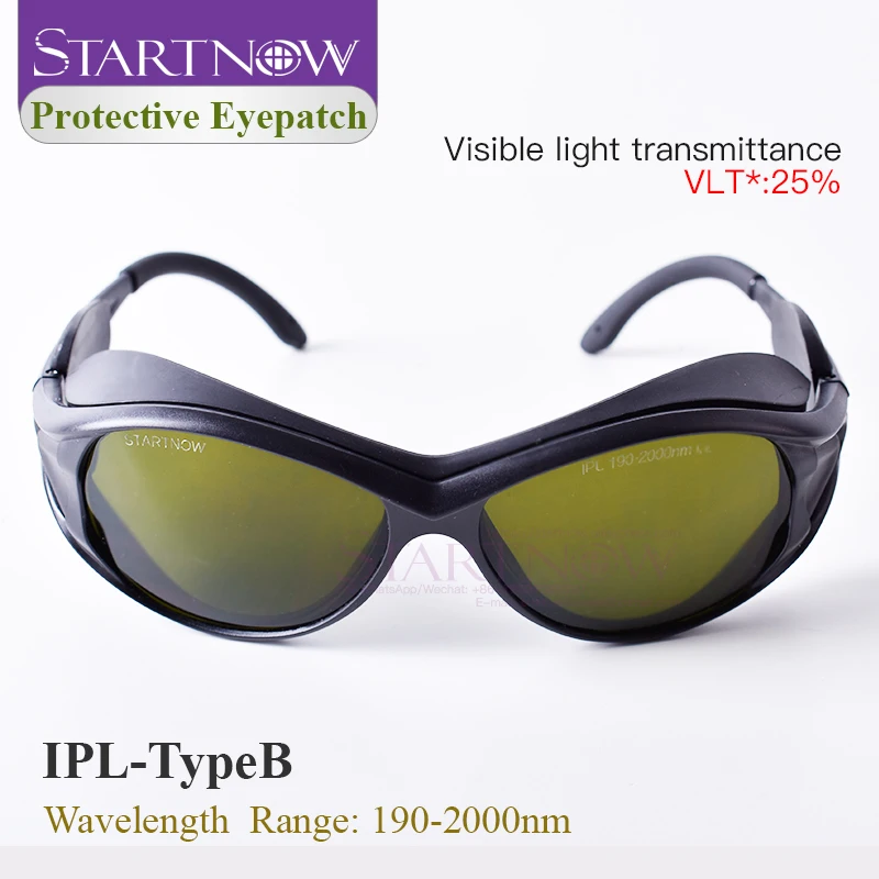 Laser Glasses 190nm-2000nm IPL Hair Removal Safety Eyepiece CE IPL OPT Soft PE Eye Mask Protective Eyepatches Laser Goggles