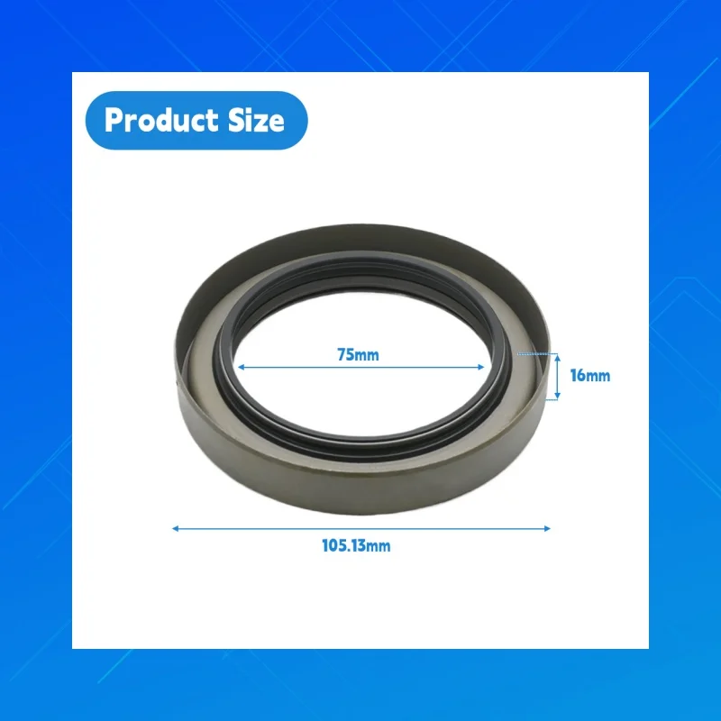 

DMHUI high-quality composite oil seals,Applicable toSeal RE61248 For John Deere Tractor 4050 4650 7600 7610 8100 Axle Shaft 1100