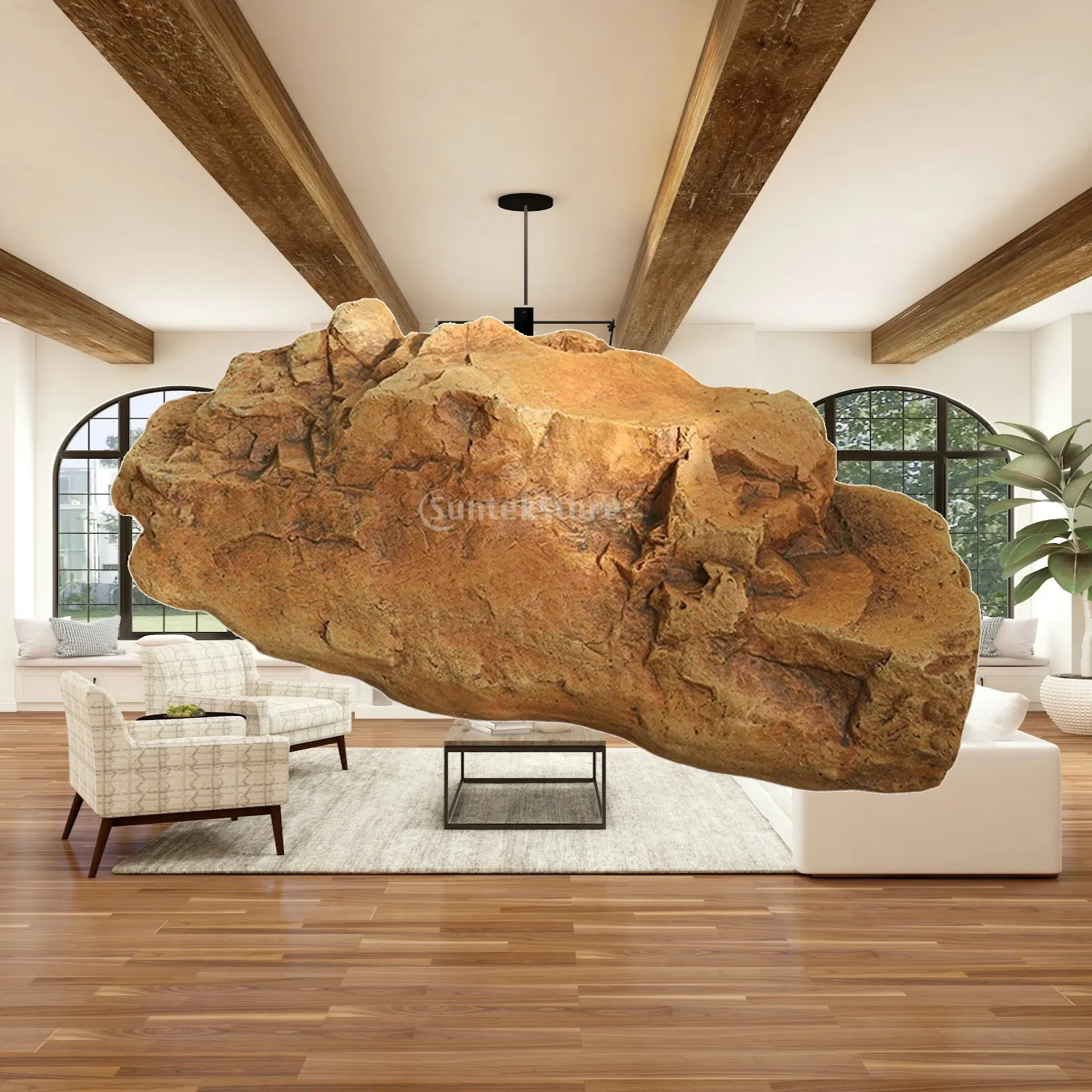Decorative Stone Artificial Landscape Rock Multipurpose Accessory Realistic Model Simulated Stone for Park Garden Pond Indoor