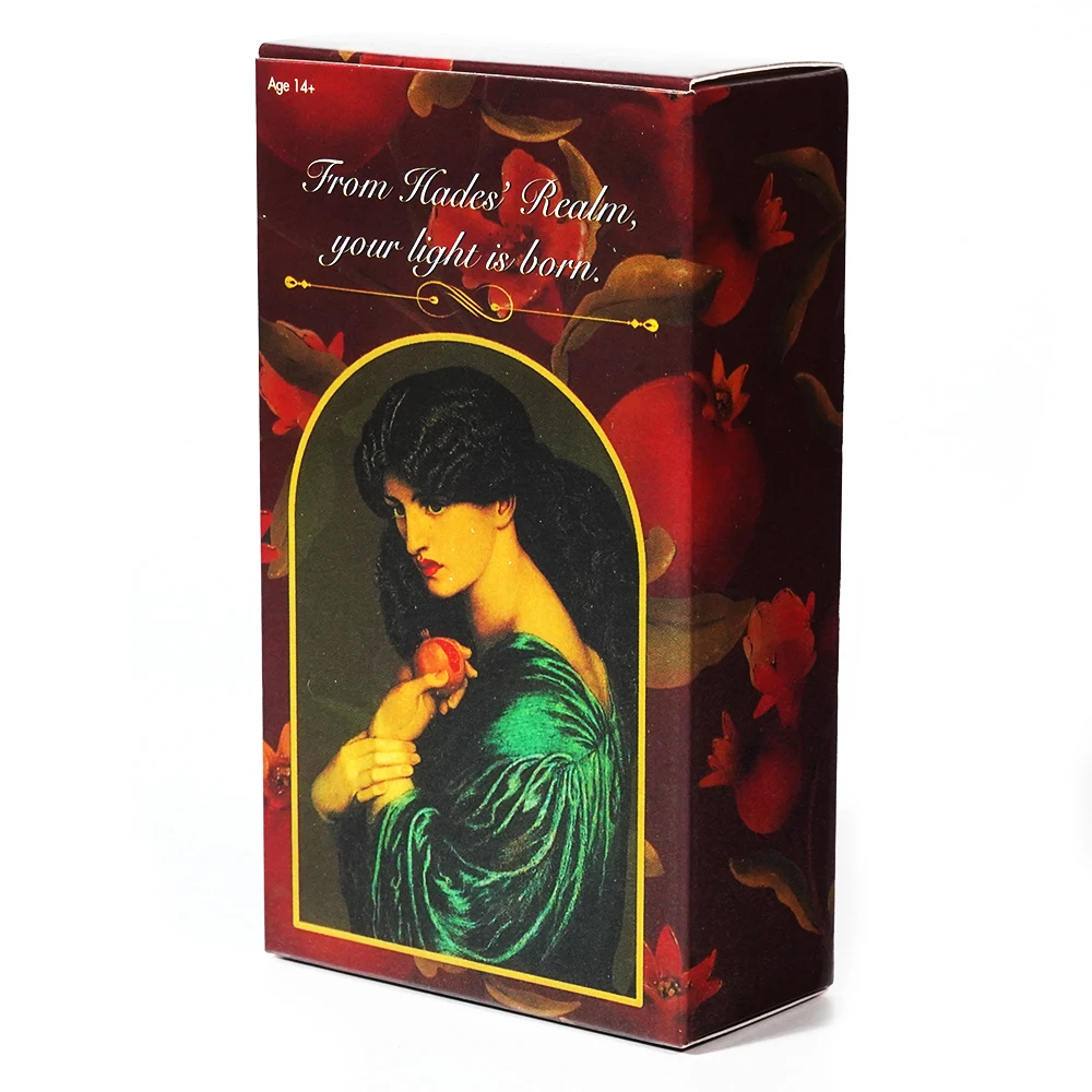Newest Tarot of Persephone's Garden Chthonia Edition A Fine Art Tarot 78pcs Cards Deck Dedicated to the Queen of the Underworld