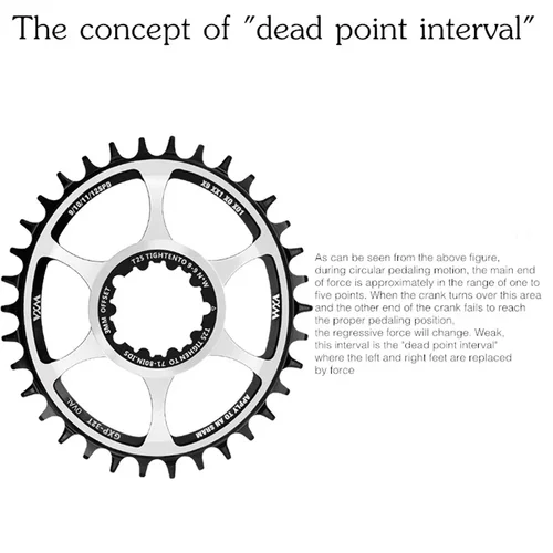 Imagen 2 del producto Plato ovalado de bicicleta Offset 3mm 32t 34t 36t para piñón de bicicleta Xx1 Eagle X01 Gx X1 1400 X0 X9 S1400 Mtb