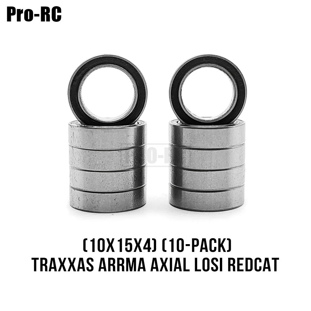 10Pcs 10x15x4mm 6700-2RS Ball Bearings Kit for Traxxas Arrma Axial Losi Redcat Rc Car Parts