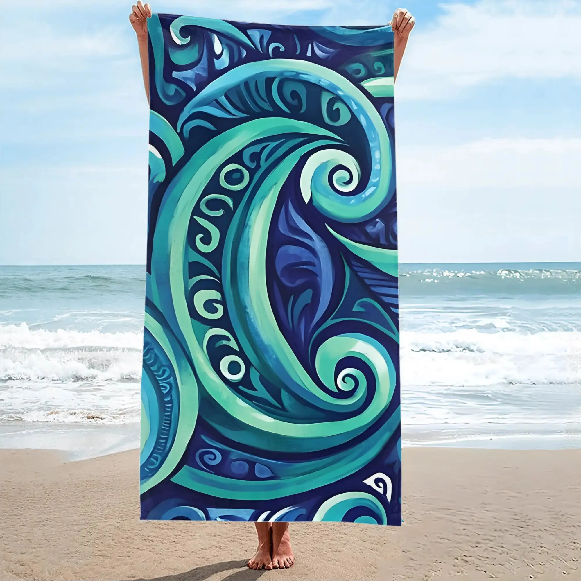 1PC Bohemian Mandala Beach Towels Suitable for yoga, swimming, camping, big bath towels, essential travel accessories
