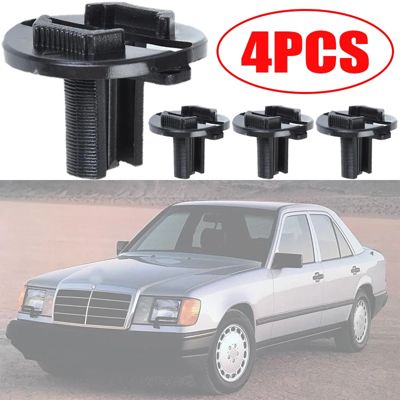 4Pcs Headlight Fastener Clip 1248210520 Fit For Mercedes Benz 300CE 1988 1989 1990 1992 1993