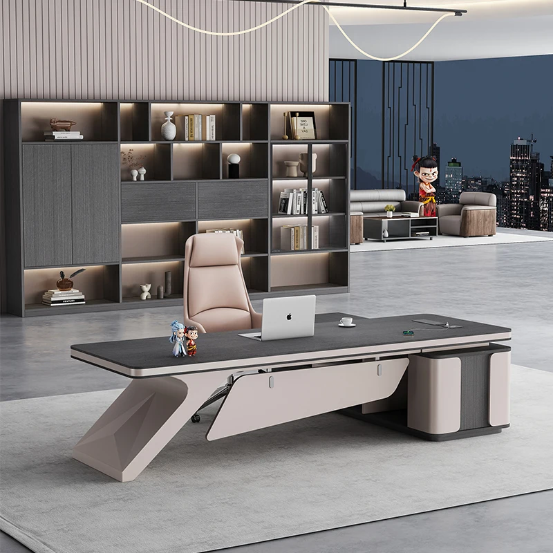 

*/*Designer Luxury Office Desks Corner Storage L Shaped Computer Office Desk Bureaux Modern Mesa De Escritorio Home Office