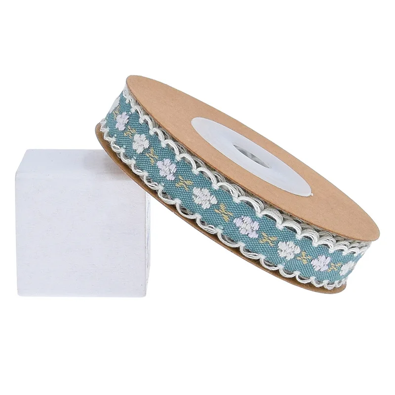 1.2cm Floral designing ribbons DIY Favors for refined artist of Hairband pocket bag creative arts for Mother\'s Day Birthday gift