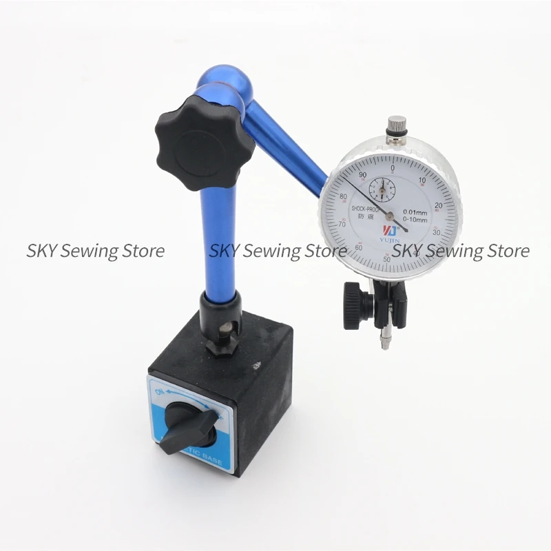 

1PCS Dial Meter Shock-Proof 0.01mm 0-10mm Universal Joint for Tajima Barudan Swf Feiya Zsk Happy Domestic Computer Embroidery