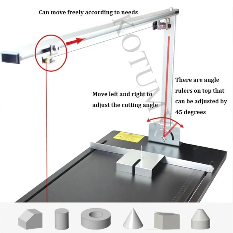 110v220v Cutting Machine Hand Tool Professional Electric Hot Wire Foam Cutter Table Wax Styrofoam