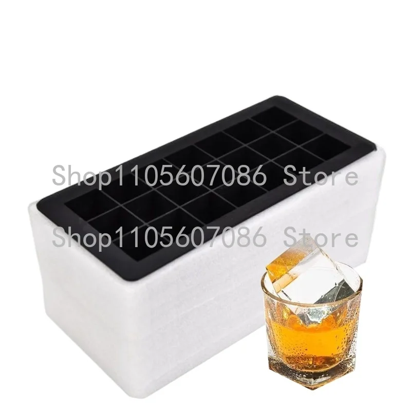 21 Square High Transparent No Bubble Ice Grid Ice Mold Ice Box