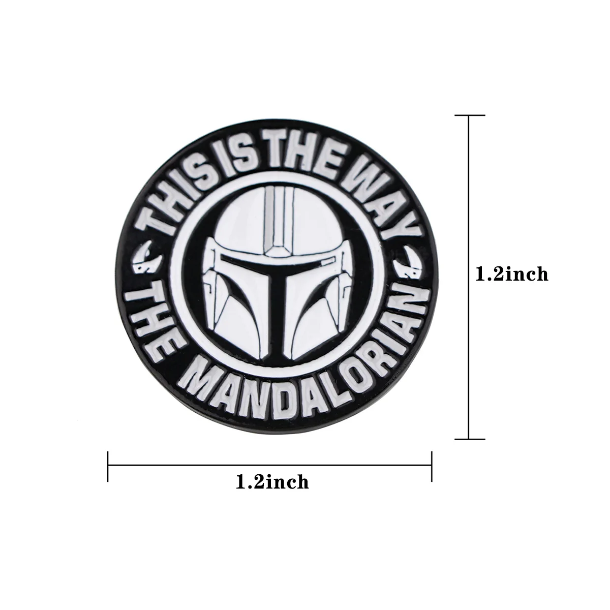 THE MANDALORIAN Pin Cool Enamel Pin Men\'s Brooch Jeans Jackets Badges Brooches for Clothing Badges Adorn Jewelry Accessory Gift