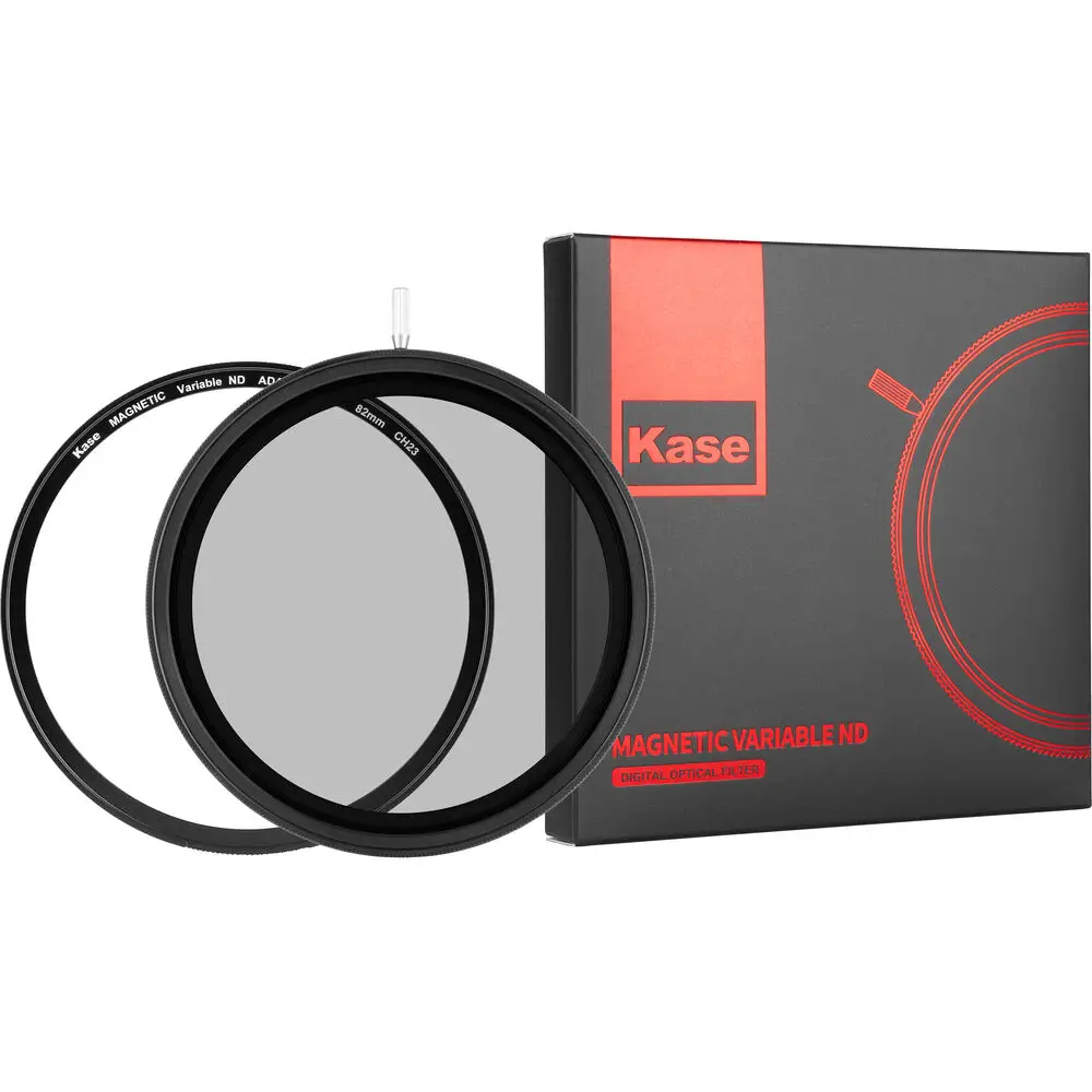 Kase Magnetic VND filter ( with magnetic adapter ring ) Magnetic Variable ND1.5-5 stop 49 52 58 62 67 72 77  82mm