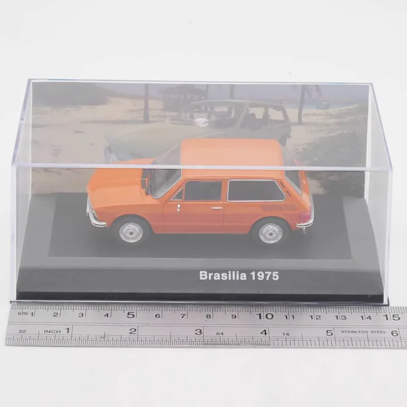 

IXO Diecast 1:43 Scale Brasilia 1975 Alloy Simulation Car Model Collection Decoration Boy Gift Toy Static Display