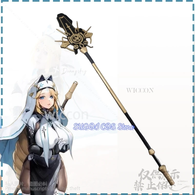 Anime Game Goddess Of Victory NIKKE Cosplay Princess Sexy Backless Nun Dress Gothic Punk Lolita Halloween Hat Props Customized
