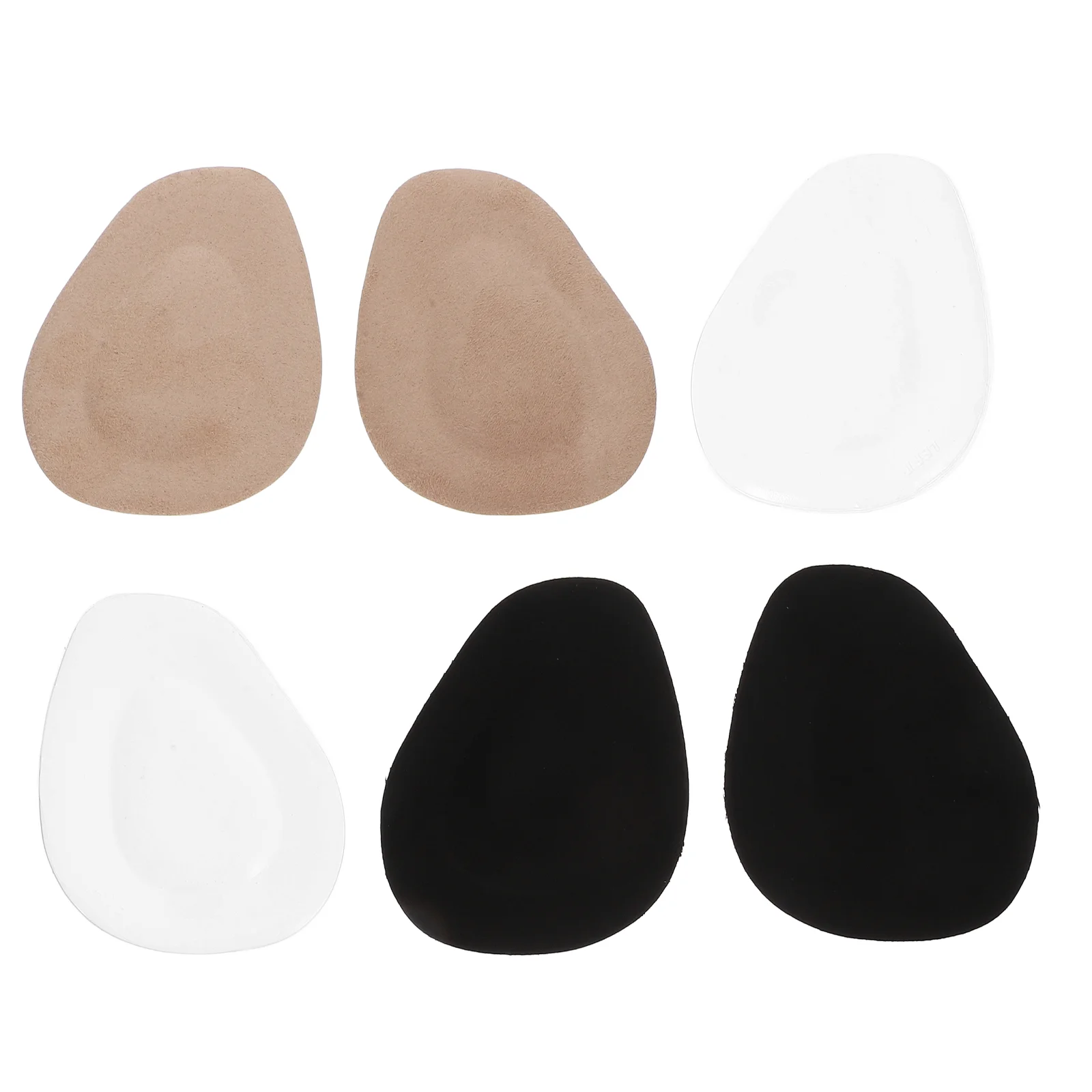 

3 Pair Thickened Heel Pad of Foot Cushion Pads High Heels Womens Insoles Shoe Inserts Half Cushions