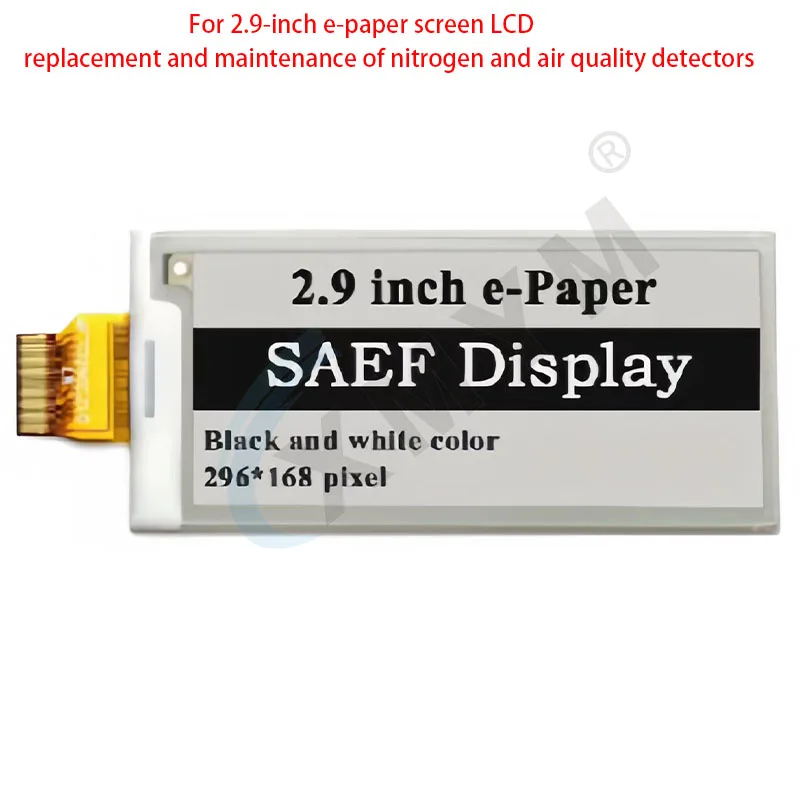 

For 2.9-inch e-paper screen LCD replacement and maintenance of nitrogen and air quality detectors