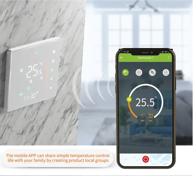 Zigbee Tuya Smart Home Programmable Touch Thermostat Electirc Floor Water Heating Gas Boiler Temperature Controller Google Alexa