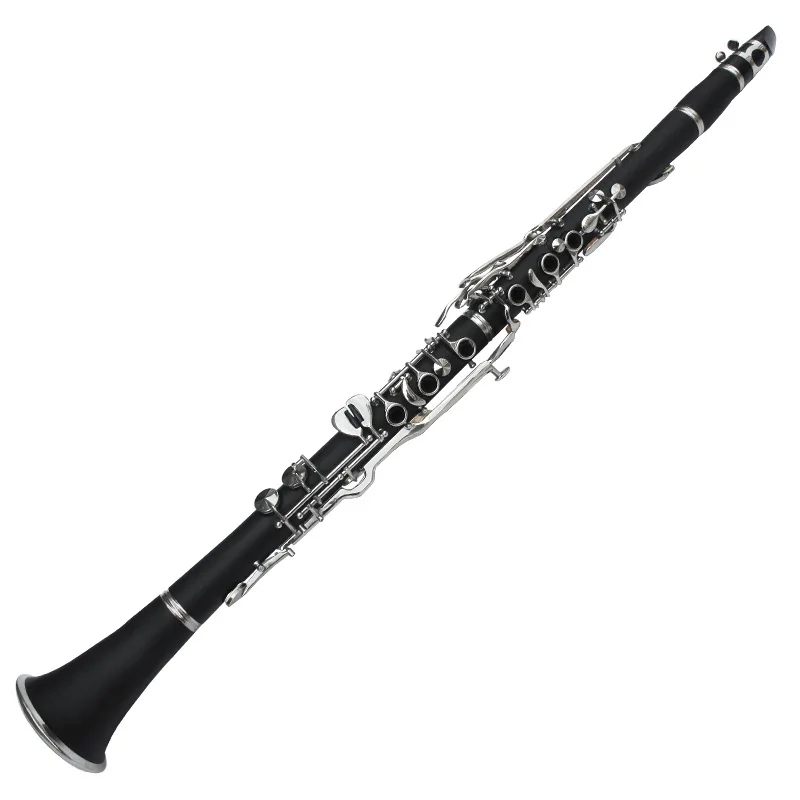 Clarinet  Bb,17 key， colored black pipe gift, Western wind instrument, wind instrument