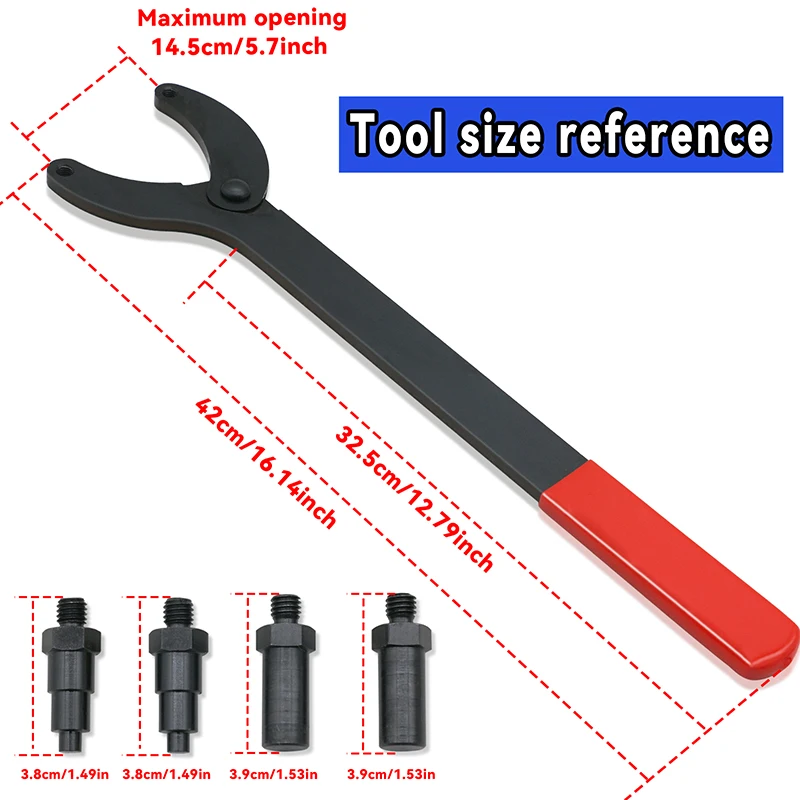 Timing Locking Sprocket Adjustable Wrench Belt Change Engine Pulley Holder Tool Kit for Camshaft T10172 for VW Golf VAG 3036