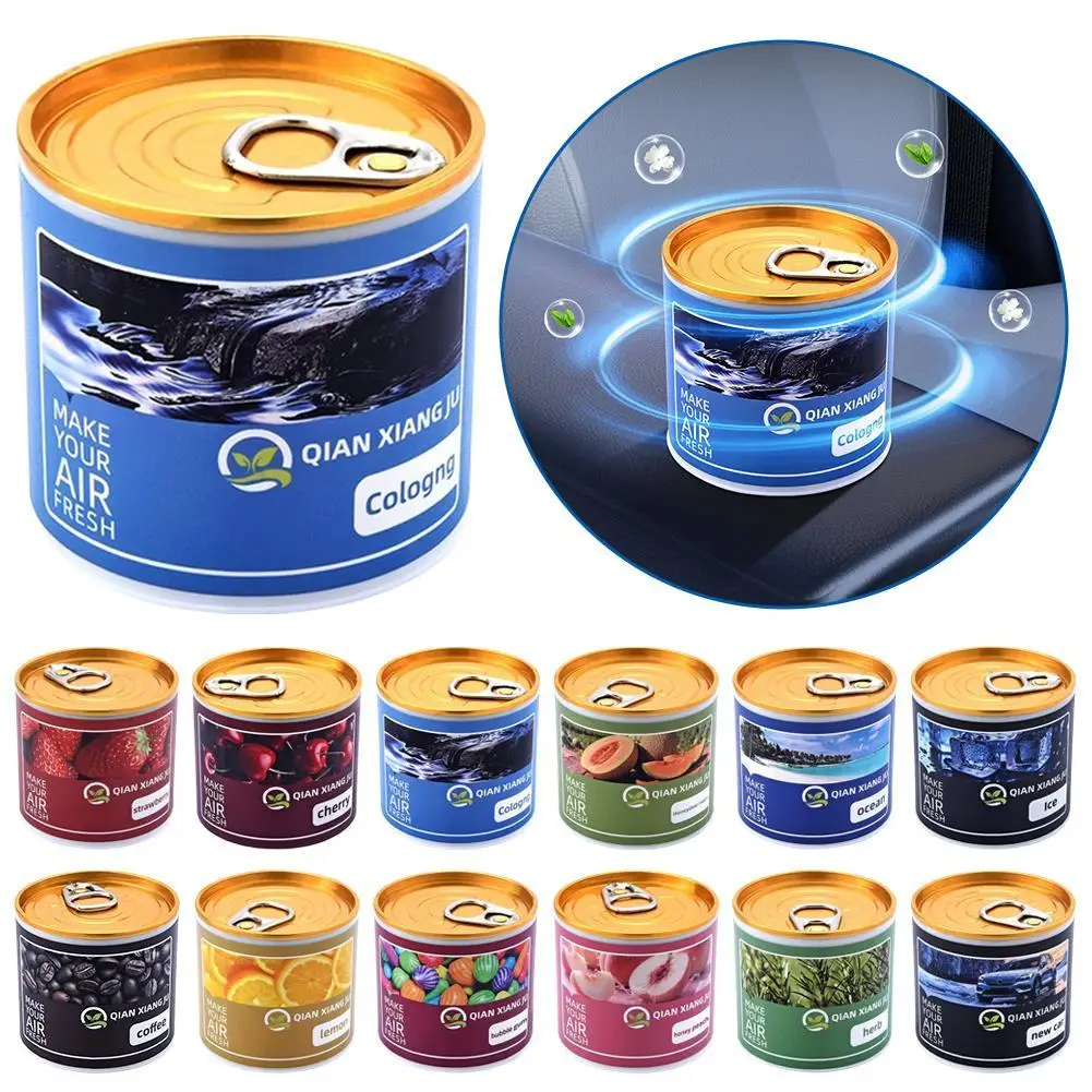 

Canned Solid Car Aromatherapy Car Interior Fragrance Car Household Air Freshener Long-Lasting Odor Eliminator For Auto Home