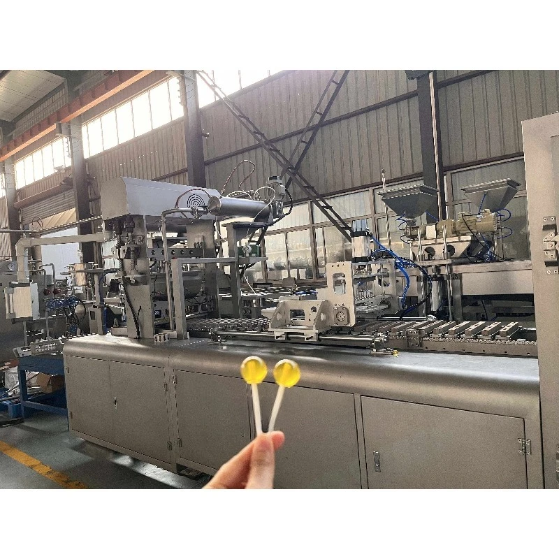 Automatic Lollipop Candy Depositing Production Line Industrial Lollipop Making Machine with Servo Control System