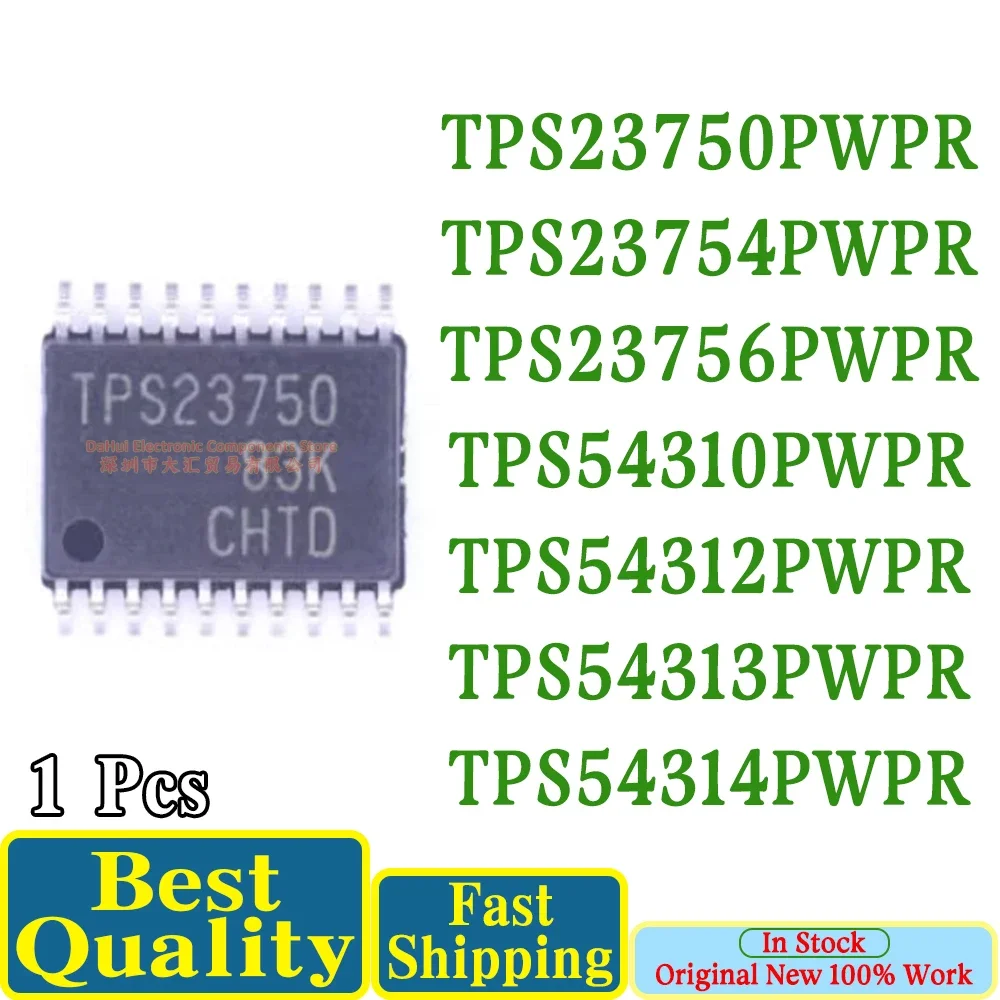 (5piece) 100% New TPS23750PWPR TPS23754PWPR TPS23756PWPR TPS54310PWPR TPS54312PWPR TPS54313PWPR TPS54314PWPR sop-20 Chipset