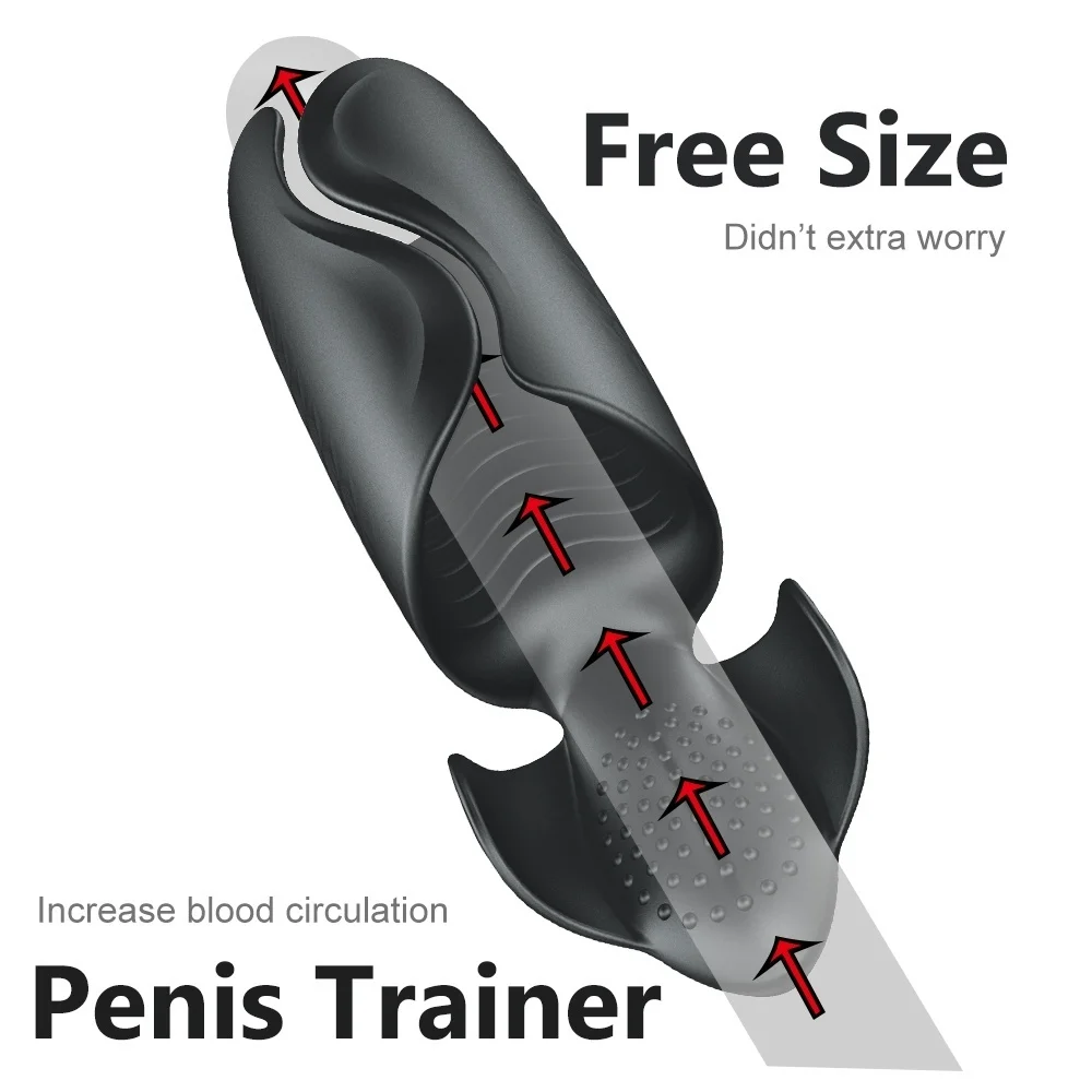 Powerful Male Vibrator Glans Massager Penis Stimulation penis delay trainer Male Masturbator Sex toys for Men Adults 10 Modes