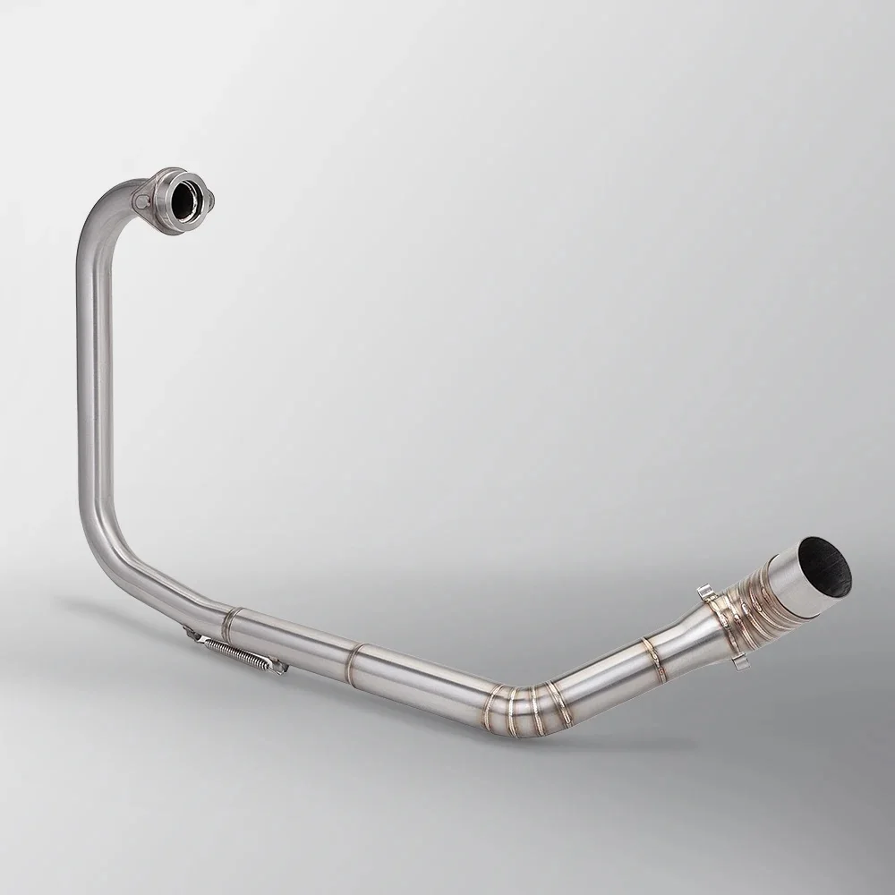 51 مللي متر الهروب دراجة نارية نظام العادم الكامل NS200 NS 200 ل Bajaj Pulsar NS200 رئيس الأوسط وصلة الأنابيب سباق الدراجة الكوع