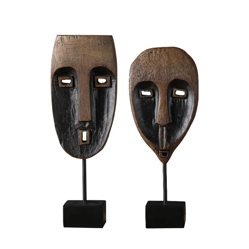 

Creative Home Decoration Ornament Art Sculpture Modern Face Resin Craft Gifts