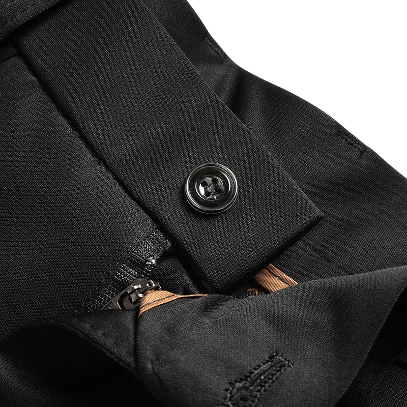 2026 Men's Spring Summer Autumn Pants Straight Stretch Casual No Trace No Ironing Fabric Silky Cool Feeling Trousers 29-42 196 S0b19c87d7c224035aaa6820953cdd964L