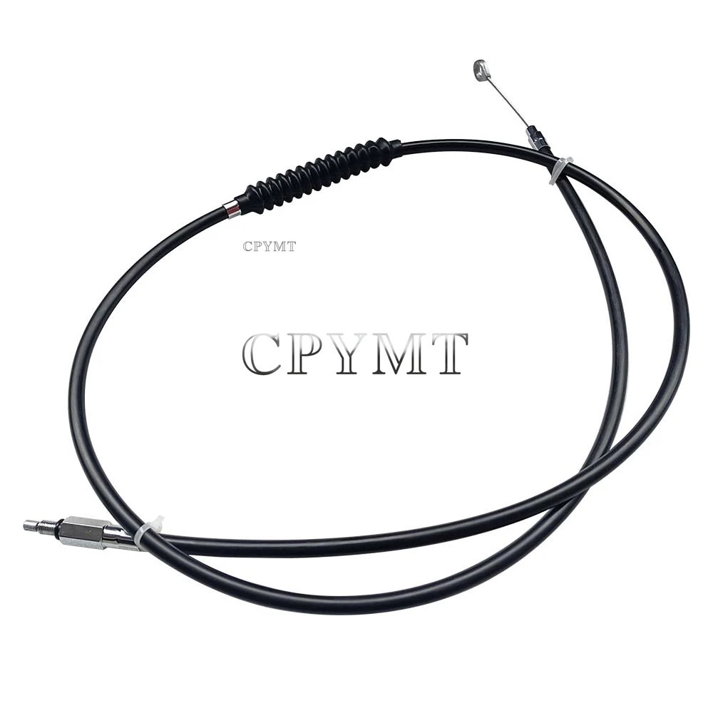 Black 140cm 160cm 180cm Motorcycle Clutch Line Cable fit For Harley Sportster Iron XL 883 XL1200 Dyna Softail Fat Boy Road King
