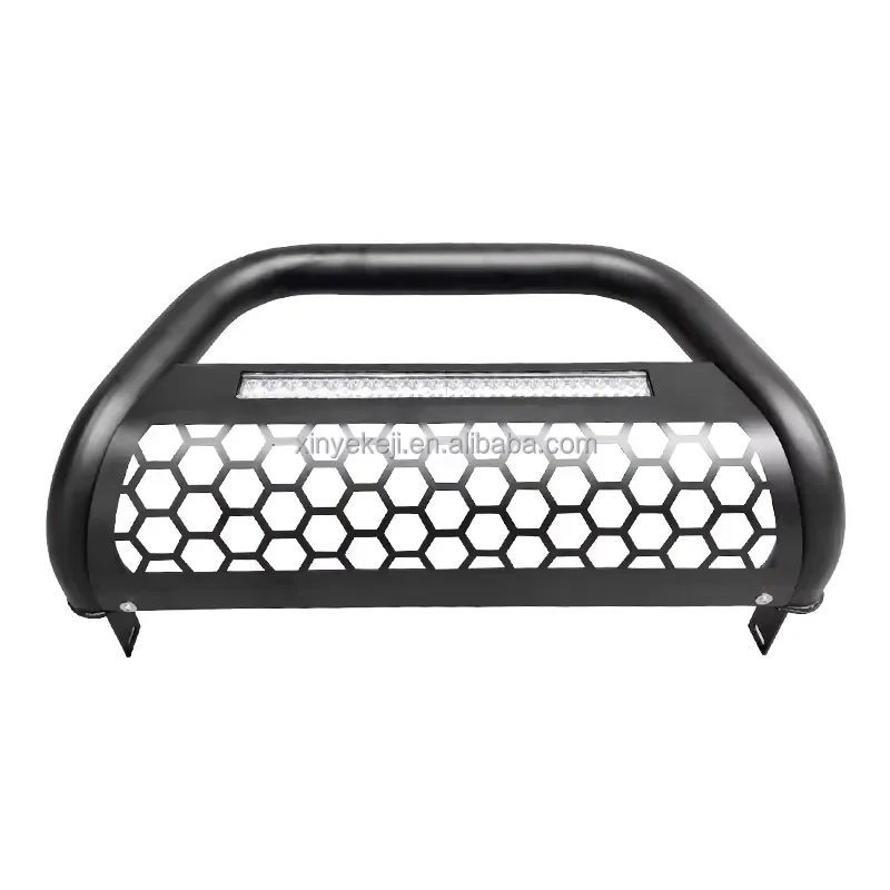4x4 Steel Powder Coated Front Bumper with LED Light for Ford Ranger T9