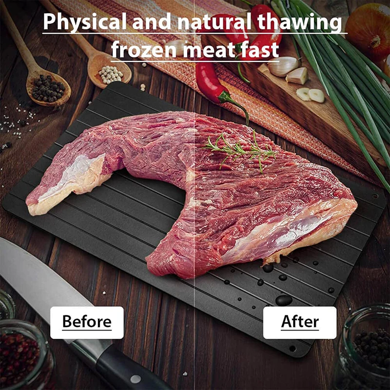 

food defrost tray fast defrosting tray defrost meat defrost plate gadgets for kitchen tool food meat defrosting thawing plate