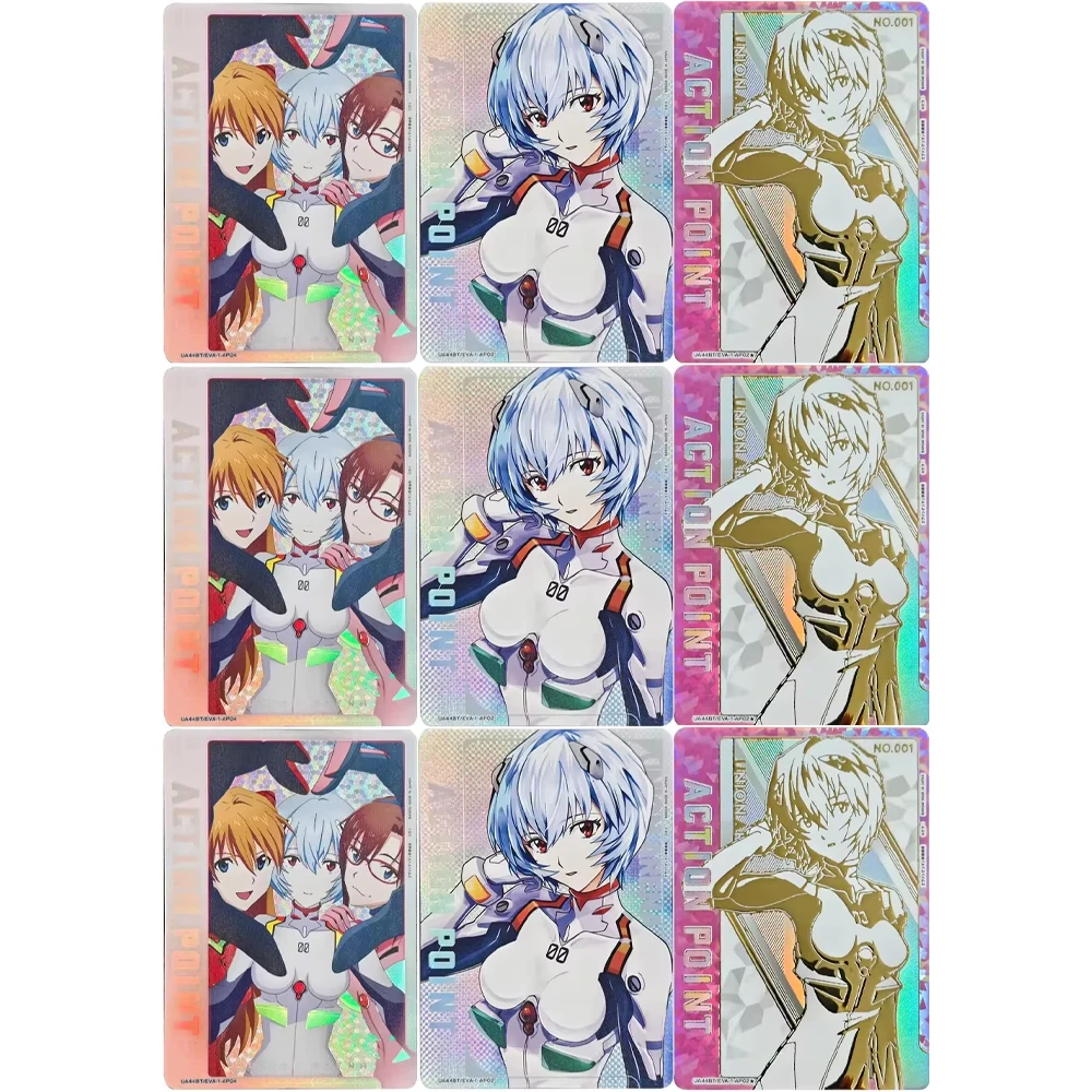 Union Arena Ayanami Rei Misato Katsuragi Neon Genesis Evangelions Anime Collection Card UA44BT/EVA-1-AP04 Card Textured Gift Toy