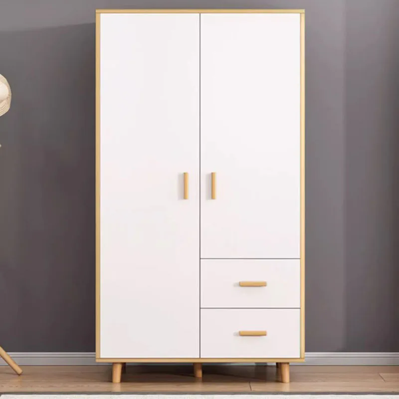 

White Wooden Drawers Wardrobe Space Saving White Storage Organizer Wardrobe Cabinet Ropero Armable De Ropa Bedroom Furniture