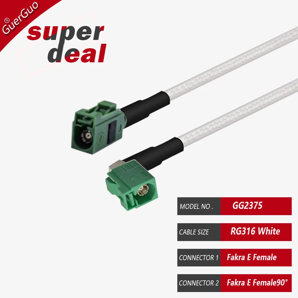 RF محوري RG316 كابل فقرا E ذكر/أنثى/ذكر طويل موصل هوائي تمديد رمادي كابل محوري لمفتاح التحكم عن بعد للسيارة