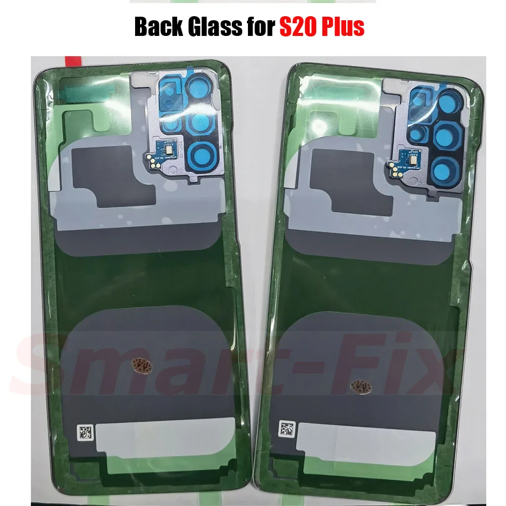 

OEM Materials Rear Glass Case For SAM-S20 Plus S20+ Backcover Back Glass Housing with Camera Lens&Adhesive Back Cover for S20P