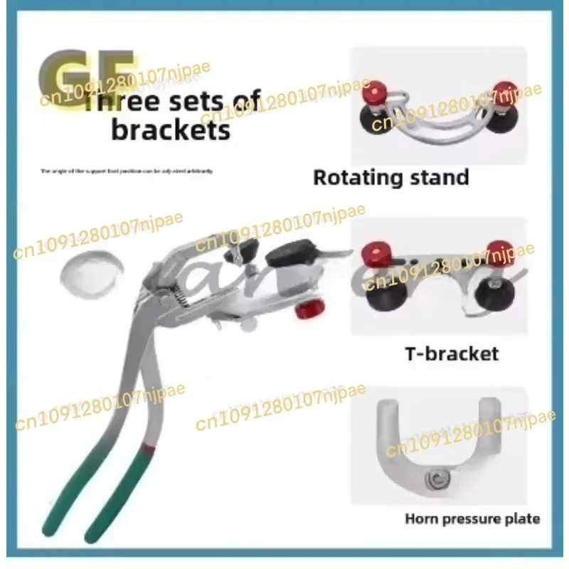Kit di riparazione ammaccature per auto senza vernice Pinze a crimpare per bordi ammaccature per carrozzeria Impugnatura antiscivolo Kit di strumenti di riparazione per bordi parafango con morsa a crimpare in metallo portatile L