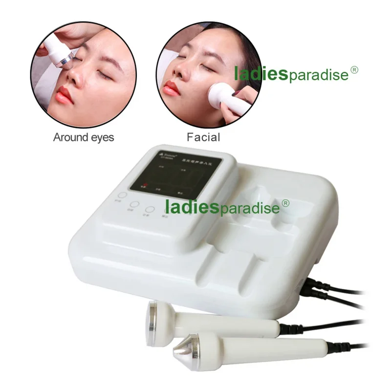 LCD Screen Ultrasonic Skin Care Whitening Freckle Removal High Frequency Face Lifting Anti Aging Beauty Massage Facial Machine