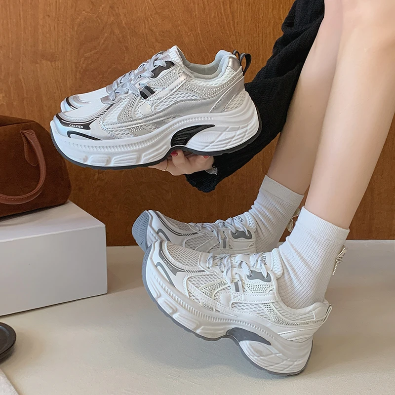 Women's 2026 Autumn New Thick‑ - Women'S Shoes Running Sports 评论和价格