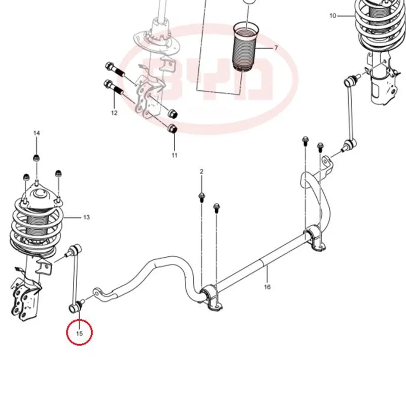 Front Steering Cross Tie Rod Linkage Ball Joint for BYD SONG PLUS,DM-i,EV