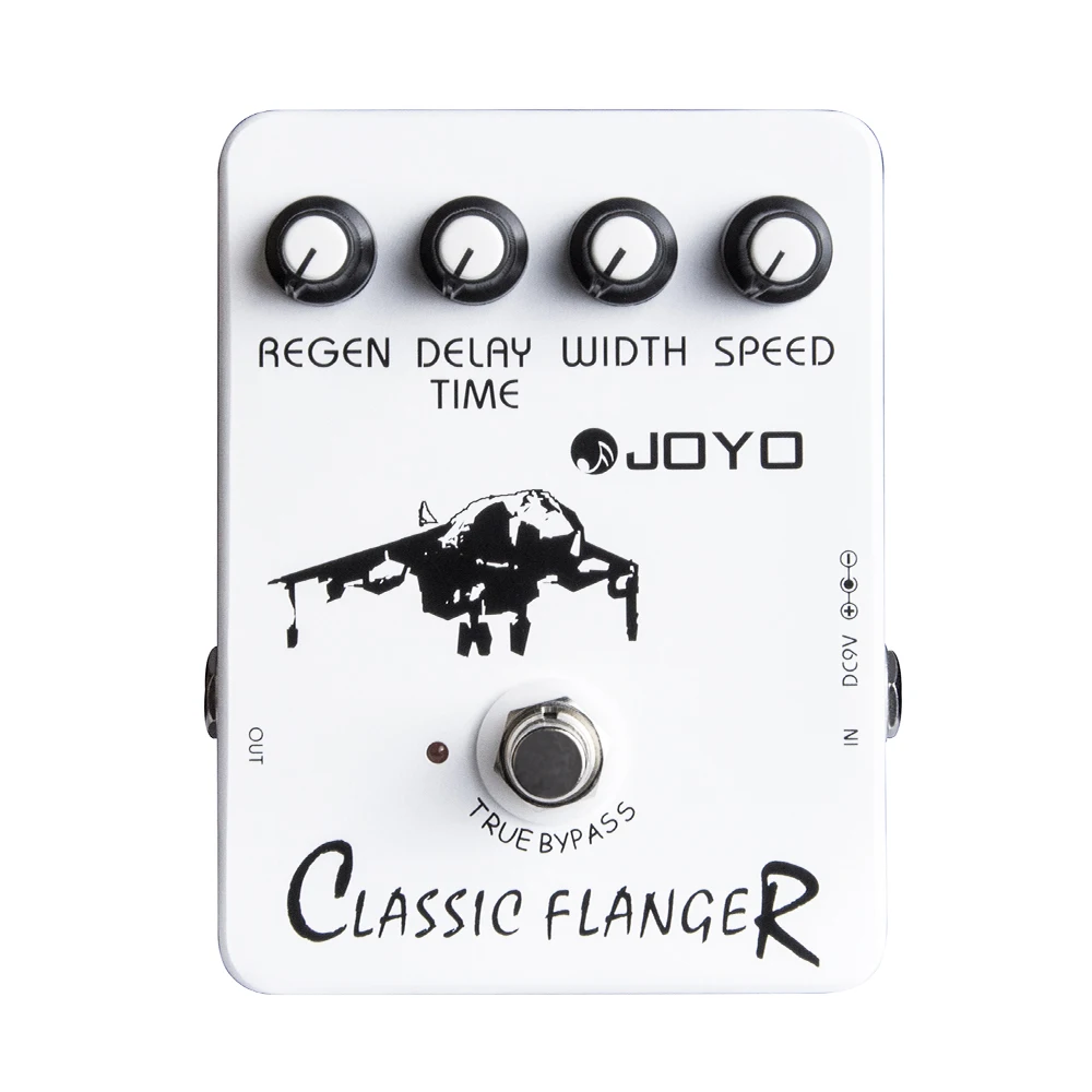 

JOYO JF-07 Flanger Effect Pedal Metallic Flange & Rapid Tremulous Vibrato Sounds with BBD Circuit for Electric Guitar Effect