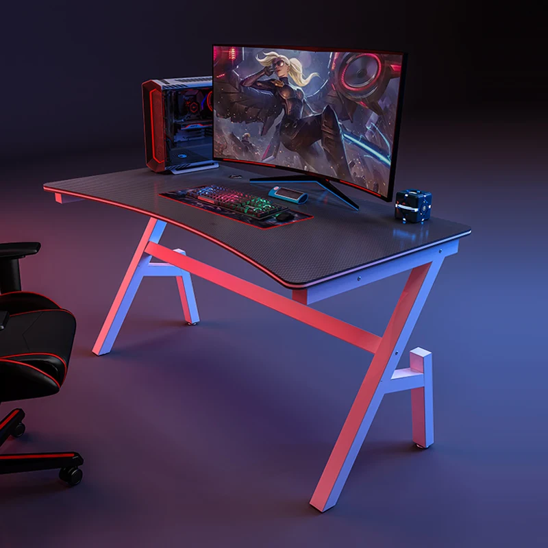 Desktop Gaming Desk K-Type Computer Desk Simple Game Table For Home Bedroom Table Student Writing Study Table