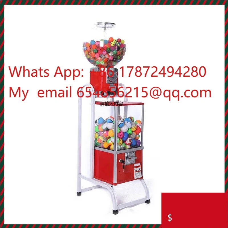 Double Layer Gumball Bulk Candy Vending Machine - Bouncy Ball Toys Business Equipment