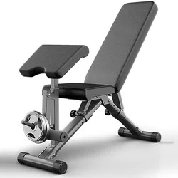 Home Multifunctional Fitness Bench Sit-ups Fitness Equipment Supine Board Abdominal Muscle Bench Press Dumbbell Bench