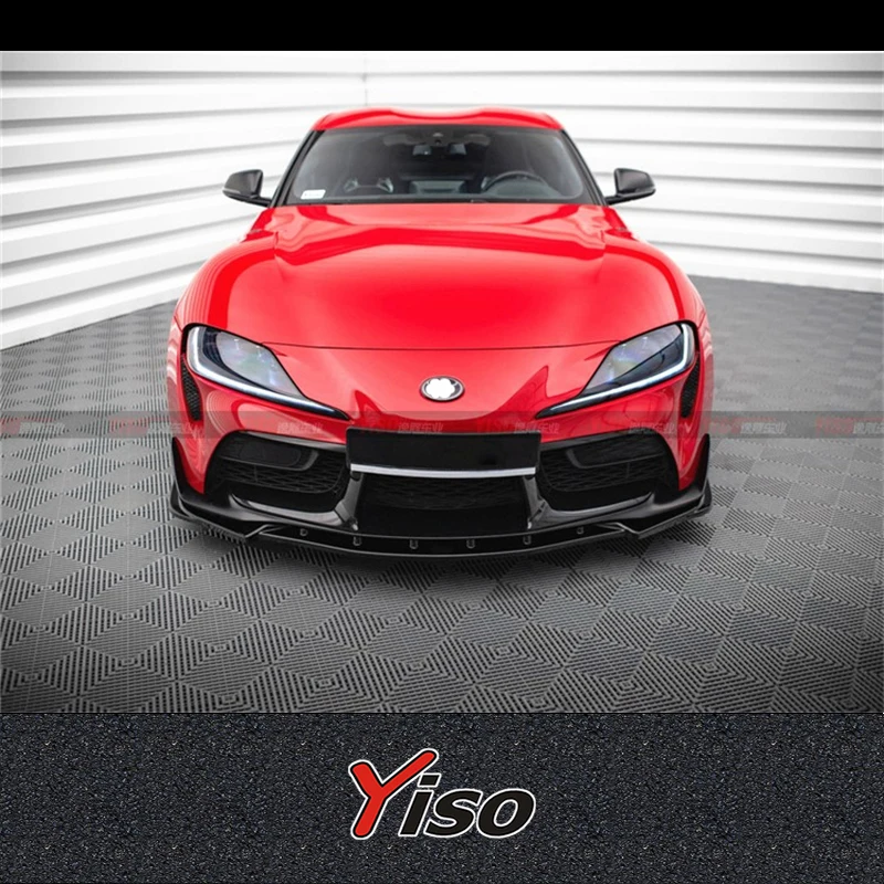 FOR TOYOTA SUPRA A90 Modified Carbon fiber Savearth V3 Front Lip Aerodynamic kit Front Spoiler